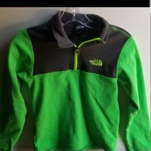 Boys North Face 3/4 zip fleece